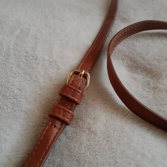 Urban Expressions Brown Vegan Leather Crossbody Wallet Bag - Picture 7 of 15